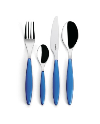 Set tacamuri 24 de piese, albastru inchis, Feeling - GUZZINI